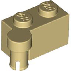 Hinge 1x2 Upper Part Brick Yellow