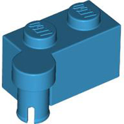 Hinge 1x2 Upper Part Dark Azur
