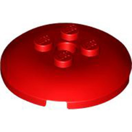 Sphere 4x4 with Knobs Bright Red