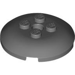 Sphere 4x4 with Knobs Dark Stone Grey