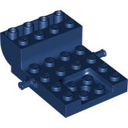 Wheel Bearing 4x6x1 2/3 with Mini Snap Earth Blue