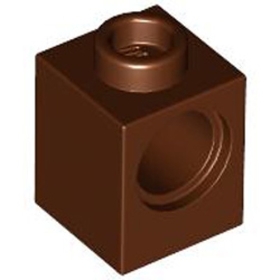 Technic Brick 1x1 Reddish Brown