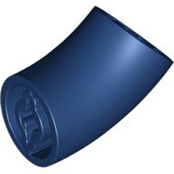 Design Element Degree 135 with Crosshole Number 2 Earth Blue