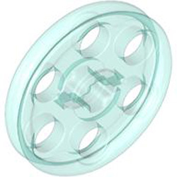 Wedge Belt Wheel Diameter 24 Transparent Light Blue