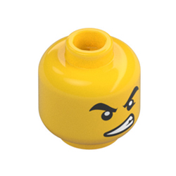Mini Head Number 3186 Bright Yellow