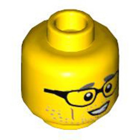 Mini Head Number 3067 Bright Yellow