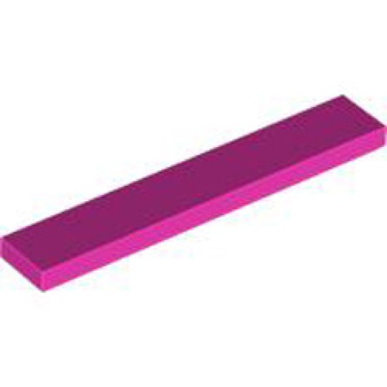 Flat Tile 1x6 Bright Purple