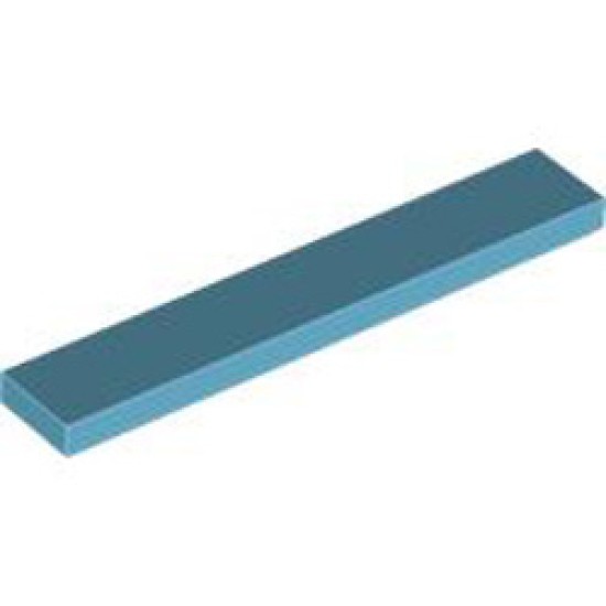 Flat Tile 1x6 Medium Azur