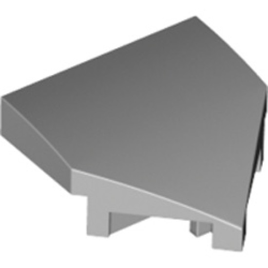 Plate with Bow 2x2x2/3 45 Degree Medium Stone Grey