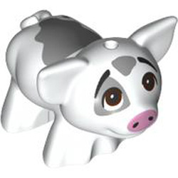 Pig with 1.5 Hole Number 4 White