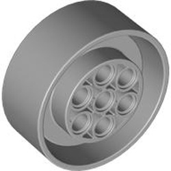 Design Element 5x5x2 with 4.85 Hole Medium Stone Grey