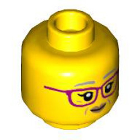 Mini Head Number 3680 Bright Yellow