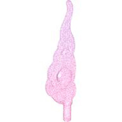 Mini Accessory Number 17 Transparent Medium Violet with Opalescence