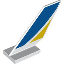 Rudder 2x6x4 Number 8 White
