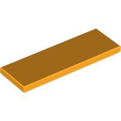 Tile 2x6 Flame Yellowish Orange