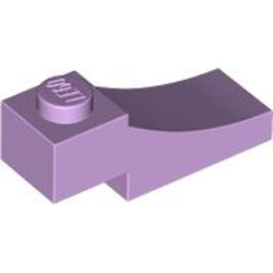 Brick 1x3 Outside Half Arch with Cutout Lavender