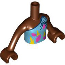 Torso Girl with Arm Number 419 Reddish Brown