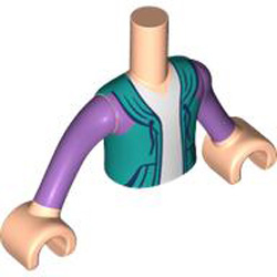 Torso Boy with Arm Number 119 Light Nougat