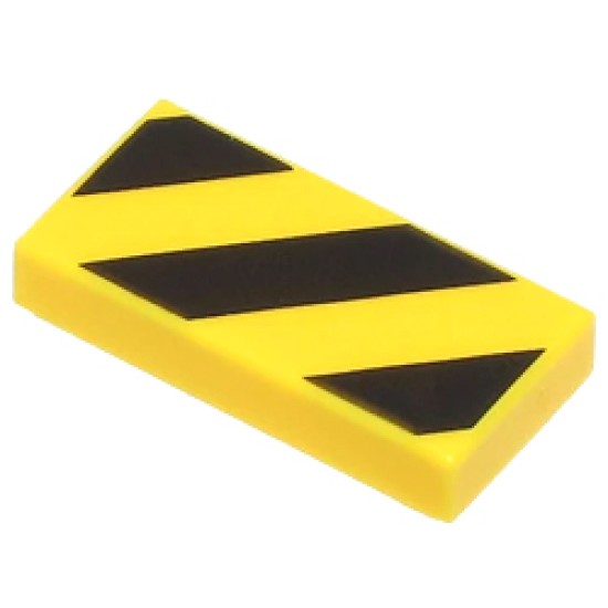 Flat Tile 1x2 Number 305 Bright Yellow