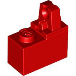 Brick 1x2 with Stub Vertical Up Position Bright Red