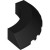 1/4 Cone 5x5 with Cutout Black