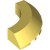 1/4 Cone 5x5 with Cutout Cool Yellow