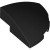 1 4 Sphere 3x3x1 Black