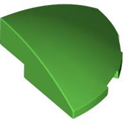 1 4 Sphere 3x3x1 Bright Green