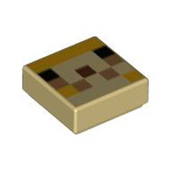 Flat Tile 1x1 Number 242 Brick Yellow