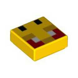 Flat Tile 1x1 Number 243 Bright Yellow