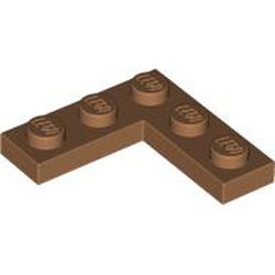 Corner Plate 1x3x3 Medium Nougat