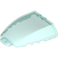 Windscreen 6x7x1 1/3 Transparent Light Blue