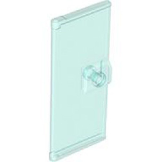 Door 3x6 Transparent Light Blue