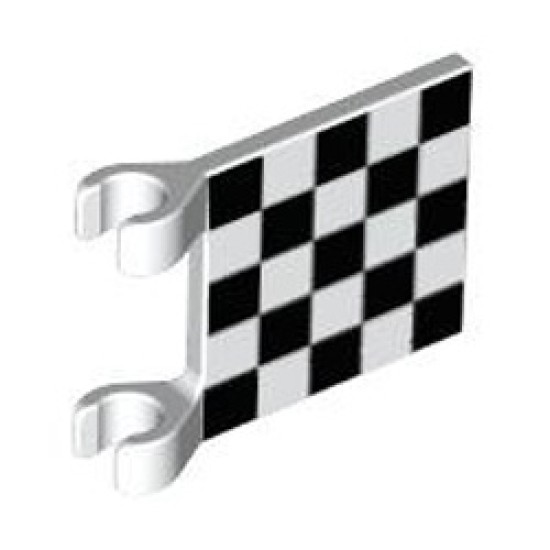 Checkered Flag White