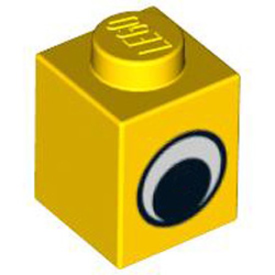 Brick 1x1 Number 2 Bright Yellow