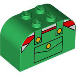 Arch 2x4x2 Overall Dark Green