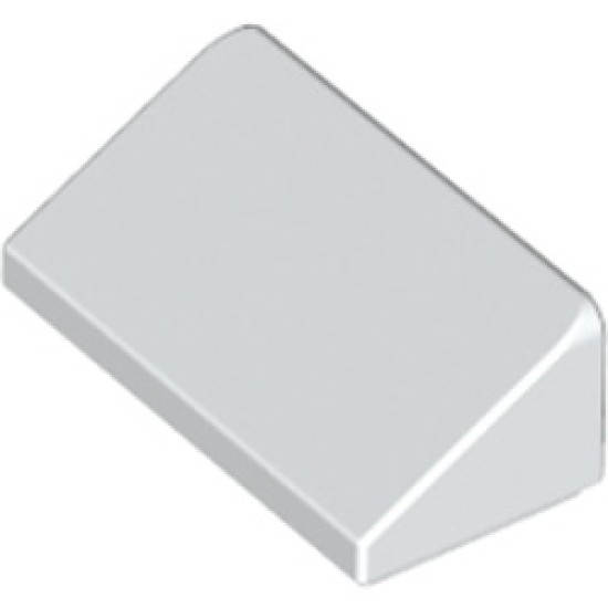 Roof Tile 1x2x2/3 White