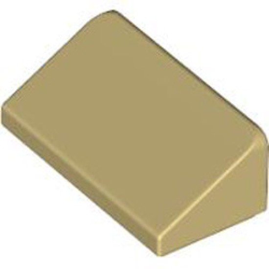 Roof Tile 1x2x2/3 Brick Yellow