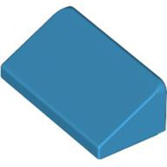 Roof Tile 1x2x2/3 Dark Azur