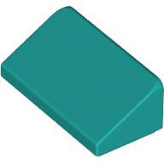 Roof Tile 1x2x2/3 Bright Bluish Green