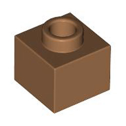 Plate 1x1x2/3 Medium Nougat