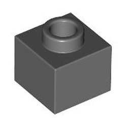 Plate 1x1x2/3 Dark Stone Grey