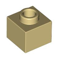 Plate 1x1x2/3 Brick Yellow