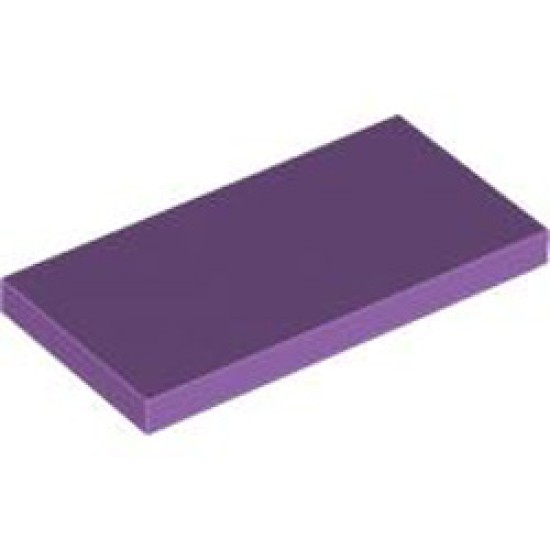 Flat Tile 2x4 Medium Lavender