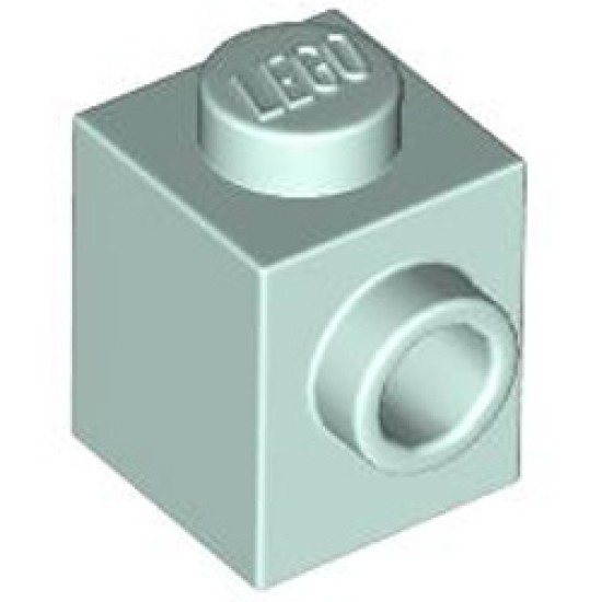 Brick 1x1 with 1 Knob Aqua