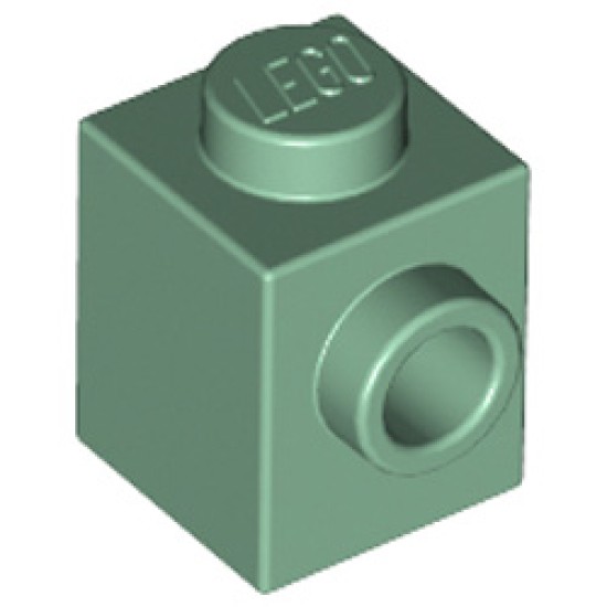 Brick 1x1 with 1 Knob Sand Green