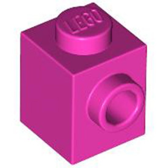 Brick 1x1 with 1 Knob Bright Purple