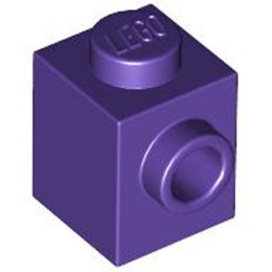 Brick 1x1 with 1 Knob Medium Lilac