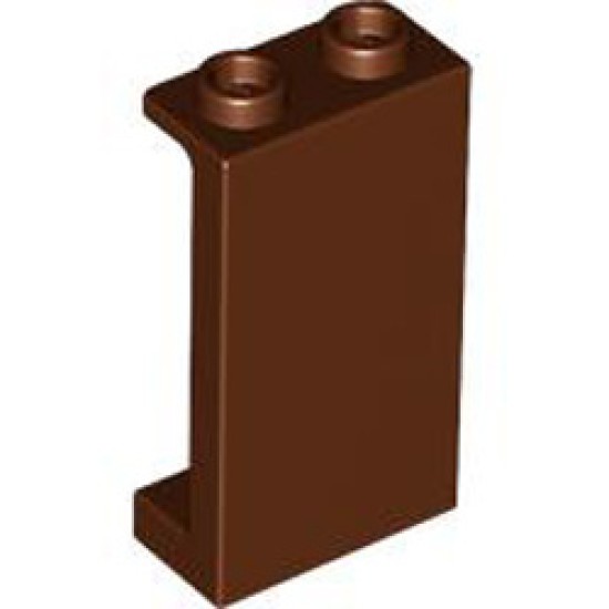 Wall Element 1x2x3 Reddish Brown