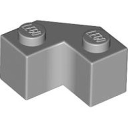Brick 2x2 with Angle 45 Degree Medium Stone Grey